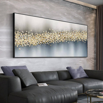 Abstract Foil Artwork Modern Decor Oil Painting On Canvas Lanscaple Pure Hand-painted Pictures Unframed