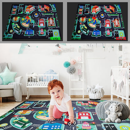 LED Lighter Rode Rugs For Kid Play Climb Carpets