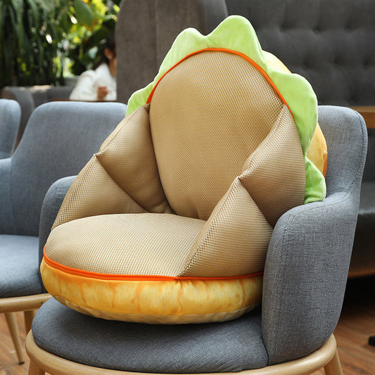 Creative Hamburger Buns Turned Into Cushions